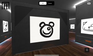 NFT monobear Exhibition Gallery oncyber